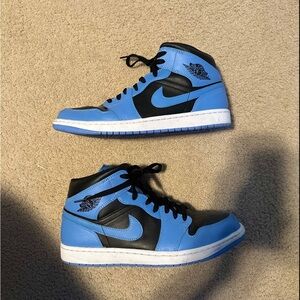 Nike Dunk Mid University Blue and Black